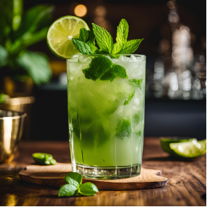 Gezonde Cocktail Matcha Mojito
